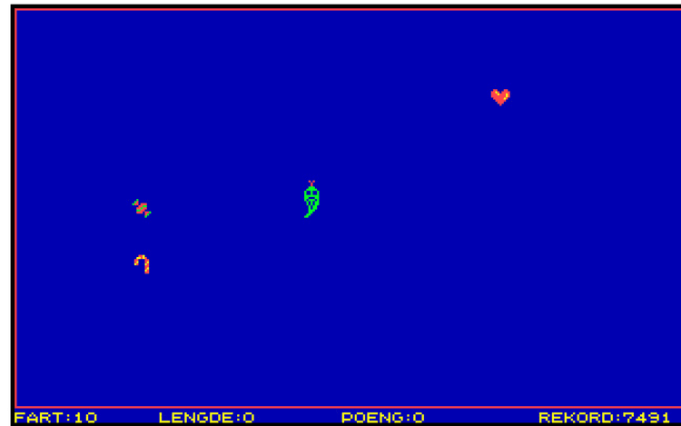 Gameplay screen of Snake Game (2/4)