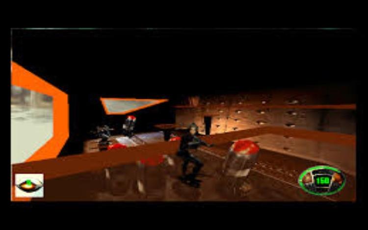 Gameplay screen of MDK (2/7)