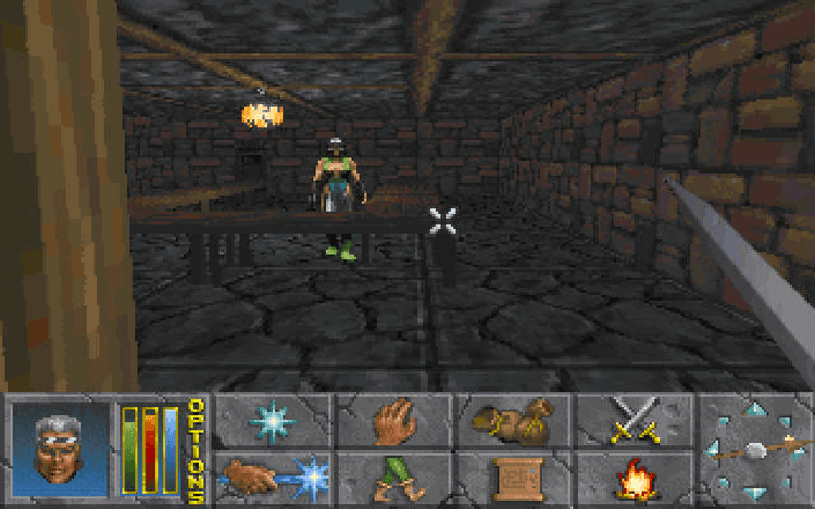 Gameplay screen of The Elder Scrolls - Daggerfall (3/8)