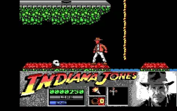 Gameplay screen of Indiana Jones and the Last Crusade: The Action Game (6/8)