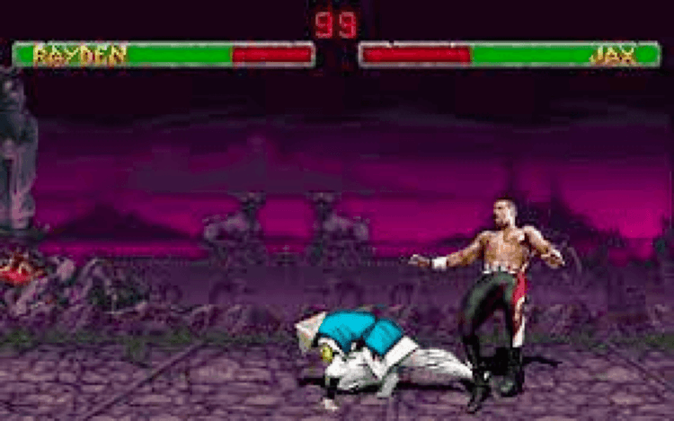 Gameplay screen of Mortal Kombat (2/8)