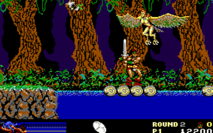 Gameplay screen of Rastan  (7/8)