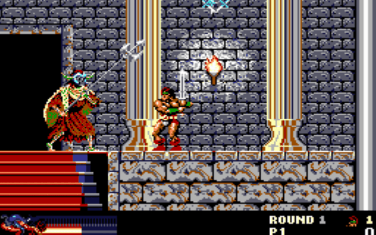 Gameplay screen of Rastan  (6/8)