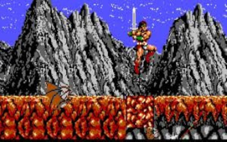 Gameplay screen of Rastan  (3/8)