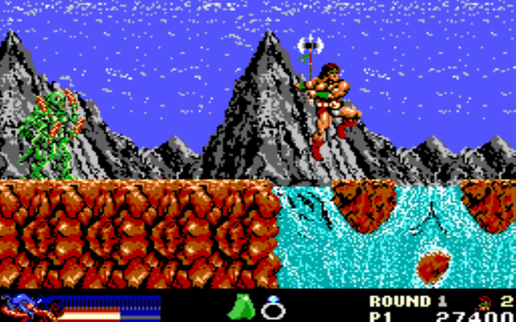 Gameplay screen of Rastan  (8/8)